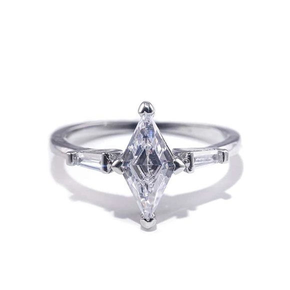 Jewelry - Clearance! Marquise cut 925 Sterling silver ring